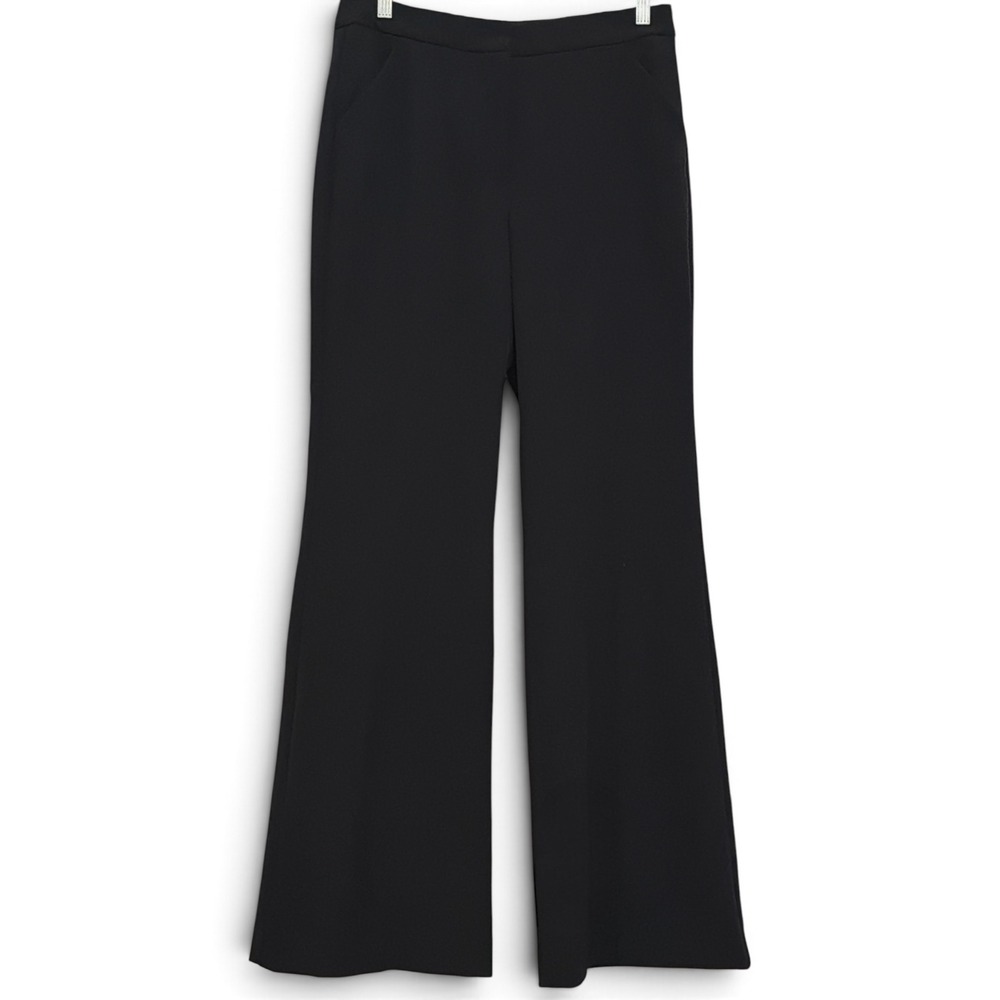 Express Editor Black Wide Leg Dress Pants Trousers Size 10R Regular Business